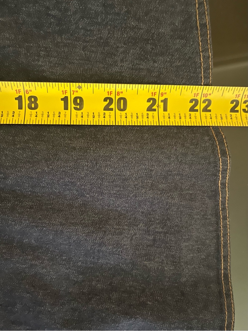 Talbots Dark Blue Denim Button-Front Long-Sleeved Top - Picture 7 of 7